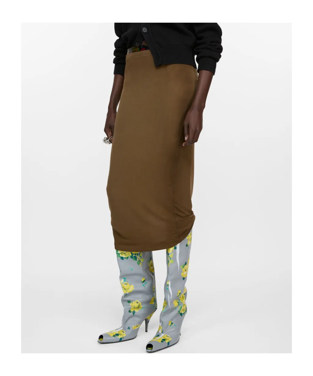 Elastic Waist Skirt