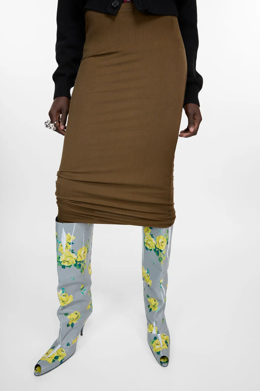 Elastic Waist Skirt