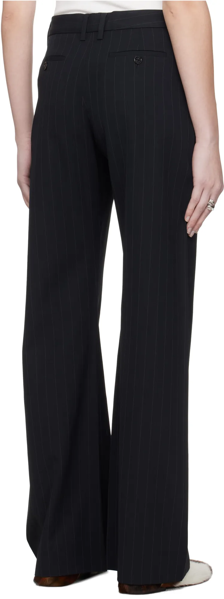 Pinstripe Trousers
