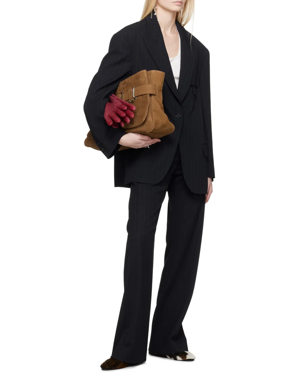 Pinstripe Trousers