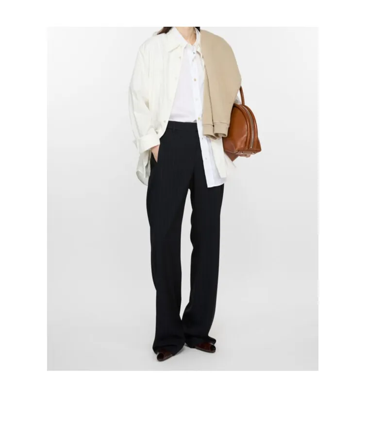 Pinstripe Trousers