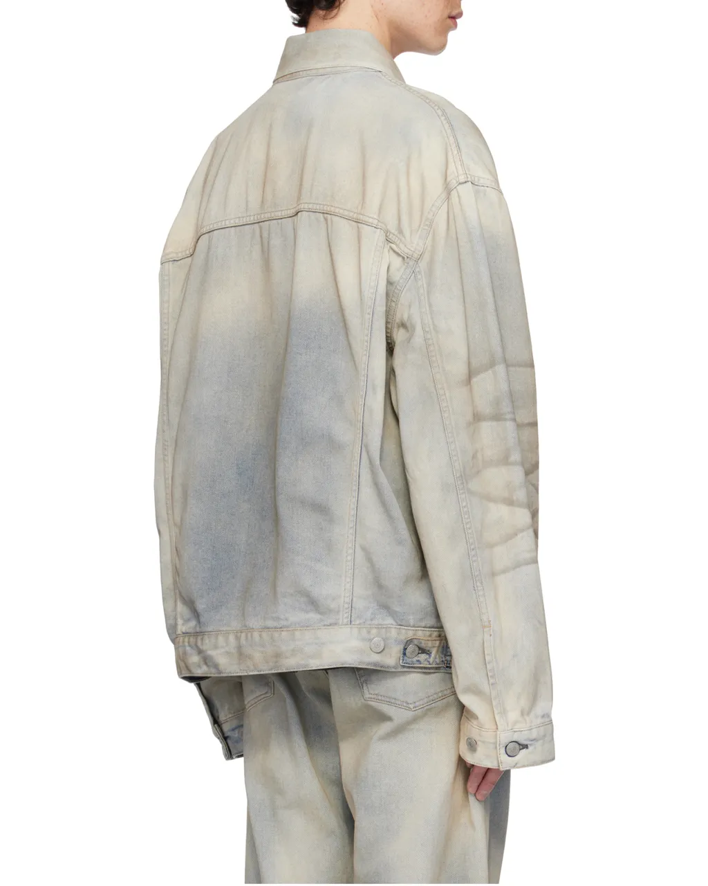 Oversized Distressed Denim Jacket