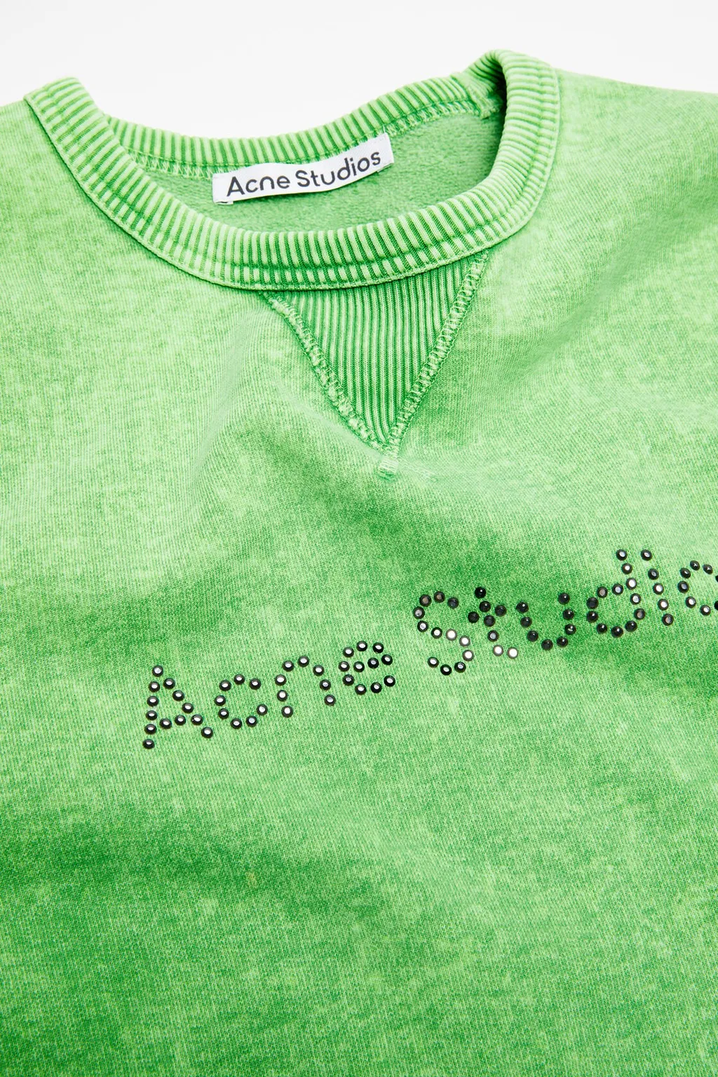 Logo Studded Crewneck Sweatshirt