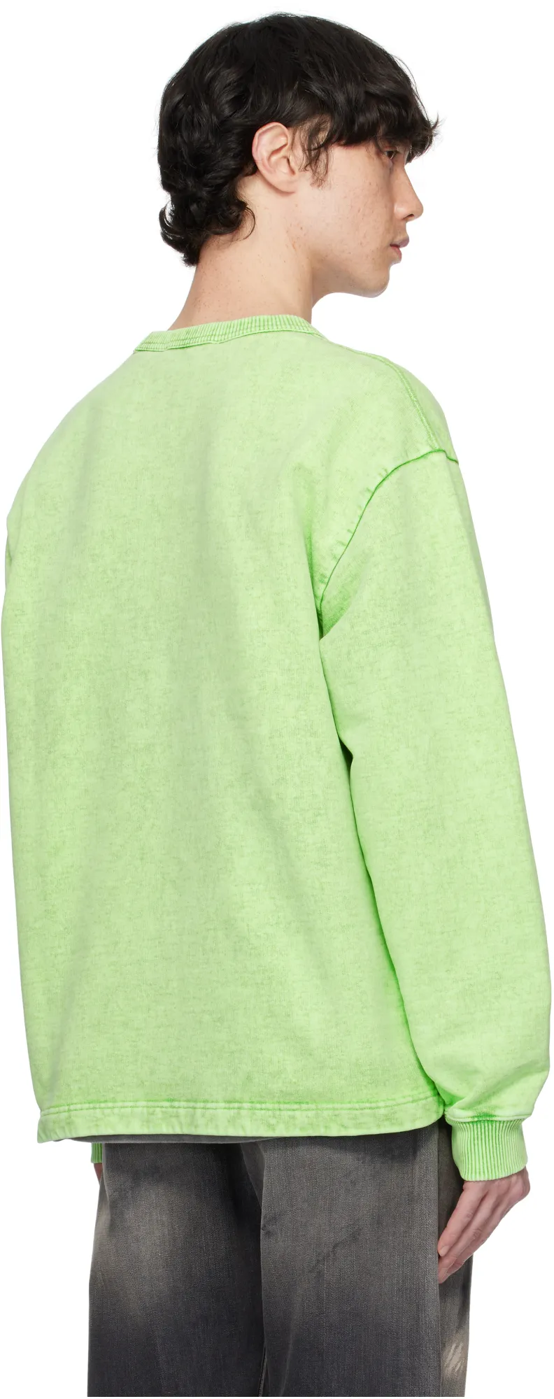 Logo Studded Crewneck Sweatshirt