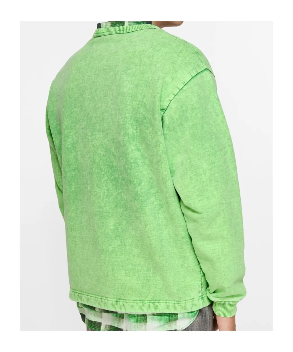 Logo Studded Crewneck Sweatshirt
