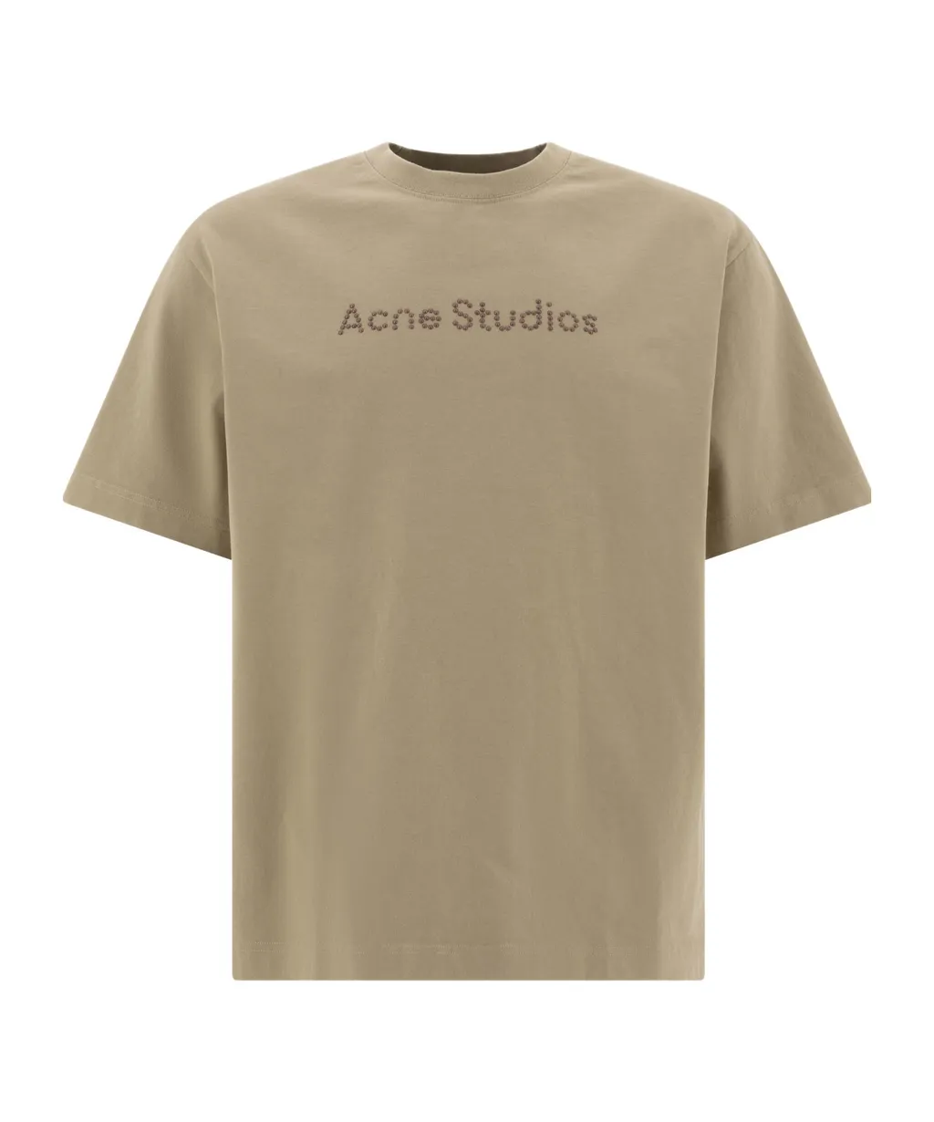 Logo Studded Crewneck T-Shirt