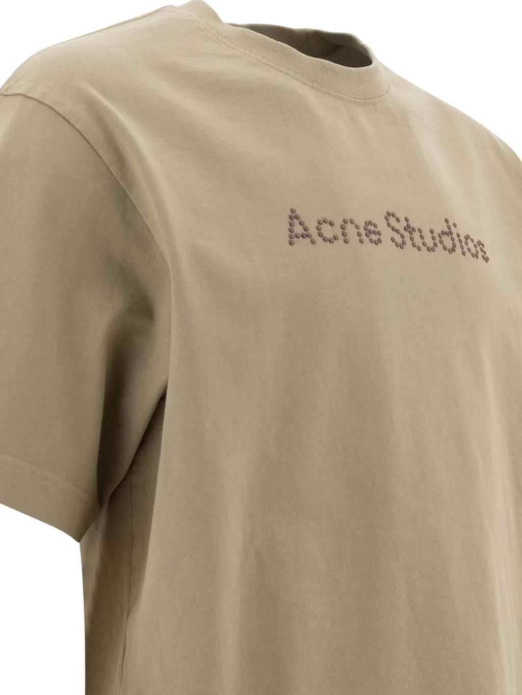Logo Studded Crewneck T-Shirt