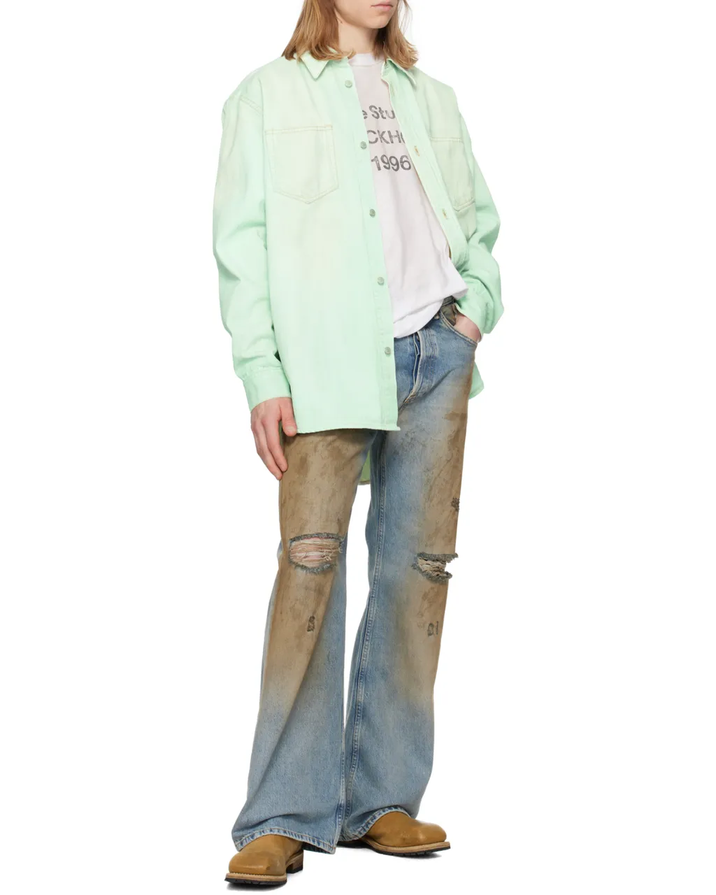Collared Long-Sleeve Shirt