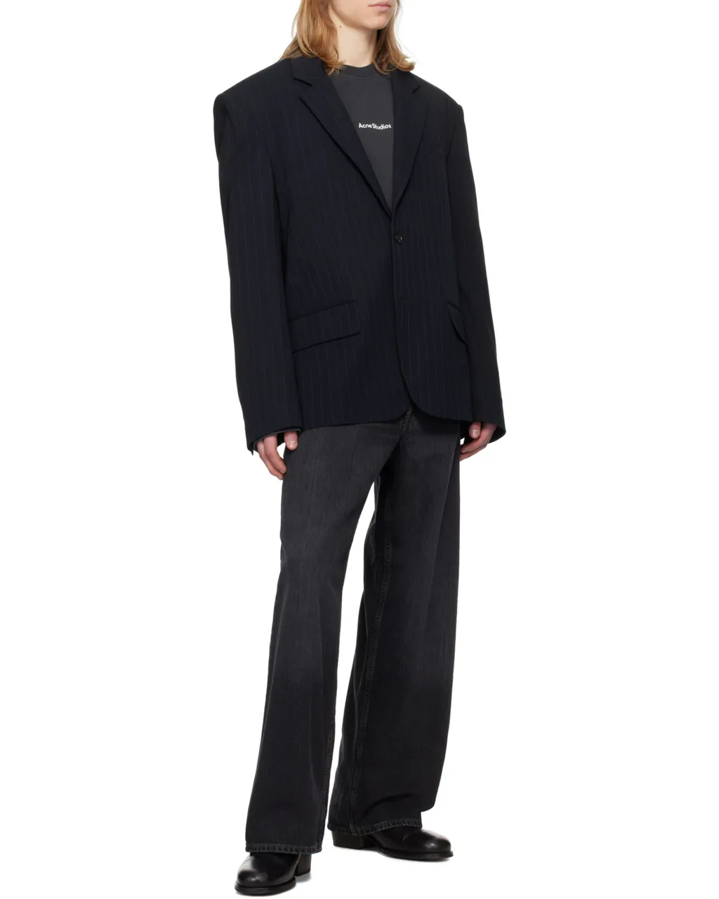 Striped Suit Coat