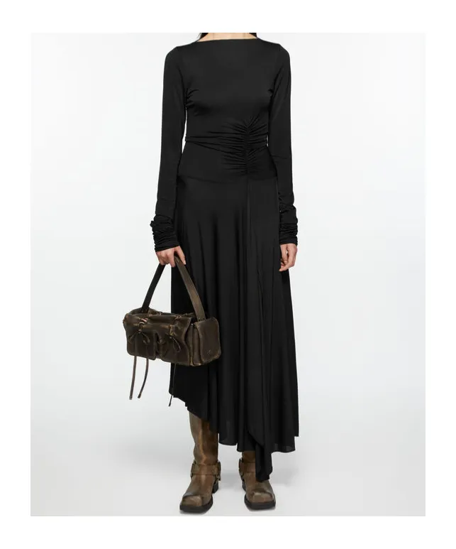 Open Back Long Sleeved Dress