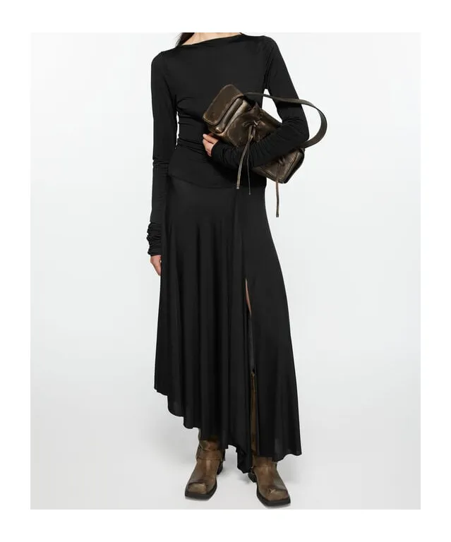Open Back Long Sleeved Dress