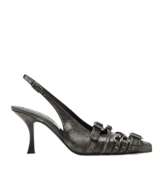 Logo High-Heeled Sandals