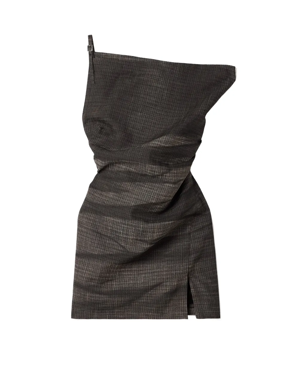 Single Shoulder Asymmetrical Dress