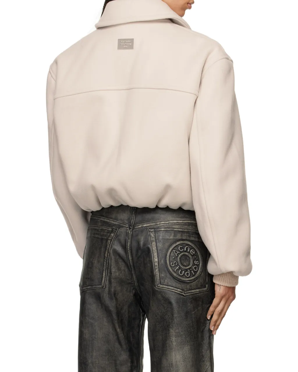 Wool-Blend Bomber Jacket