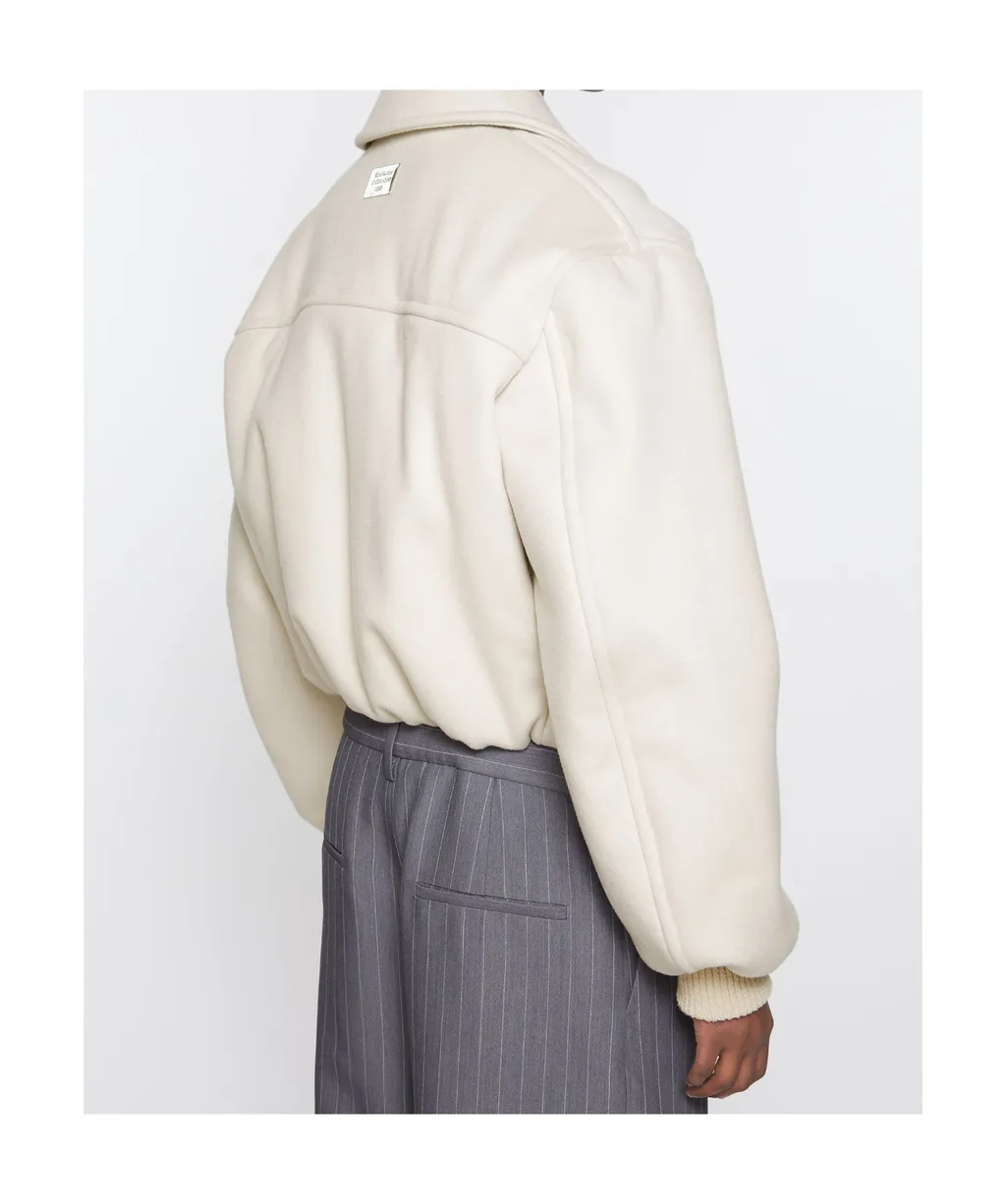 Wool-Blend Bomber Jacket
