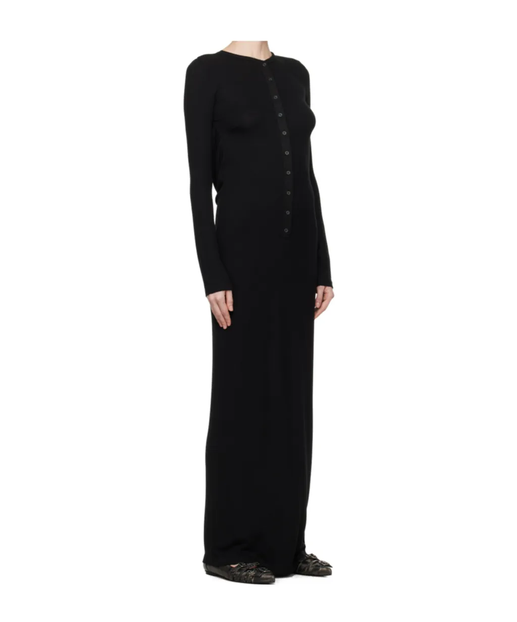 Open Back Crewneck Maxi Dress