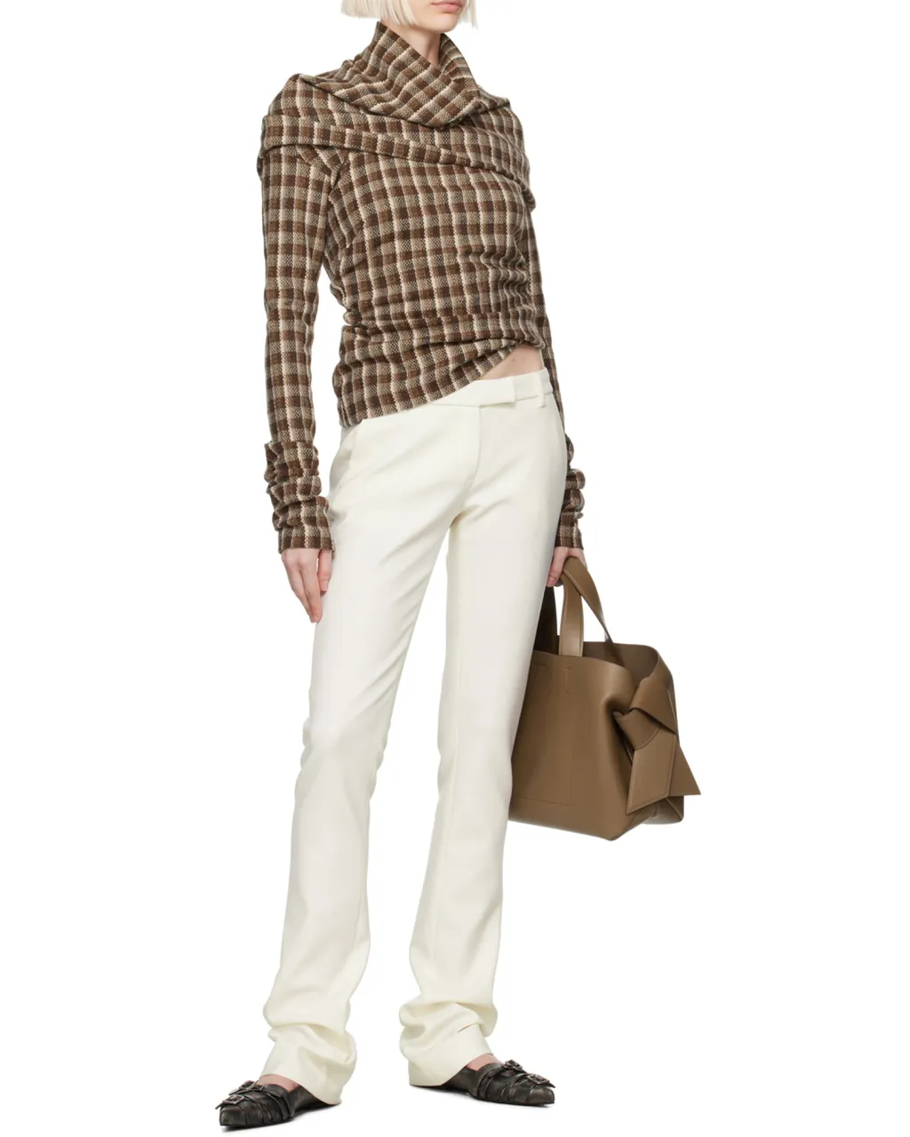 Belt-Loop Casual Pants