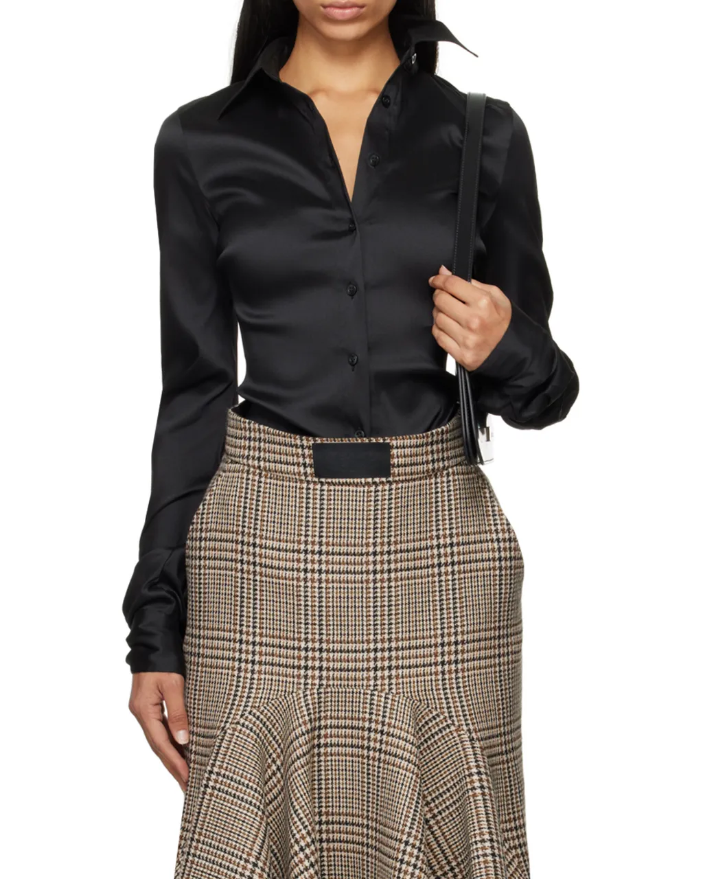 Asymmetrical Button-Down Shirt