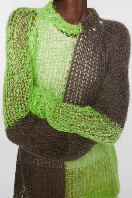 Colour-Block Knit Sweater