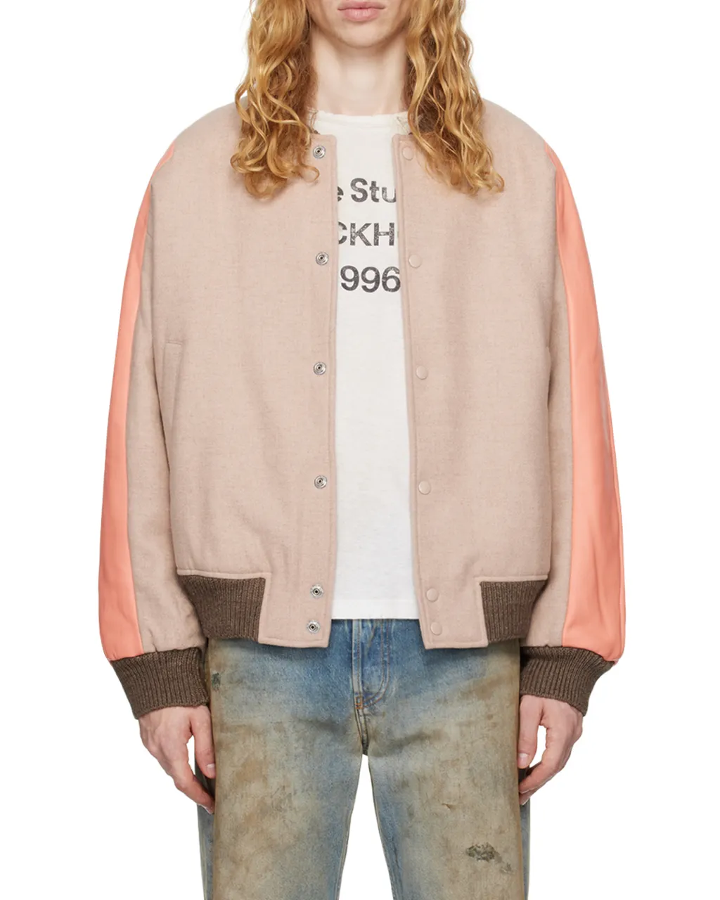 Wool-Blend Bomber Jacket