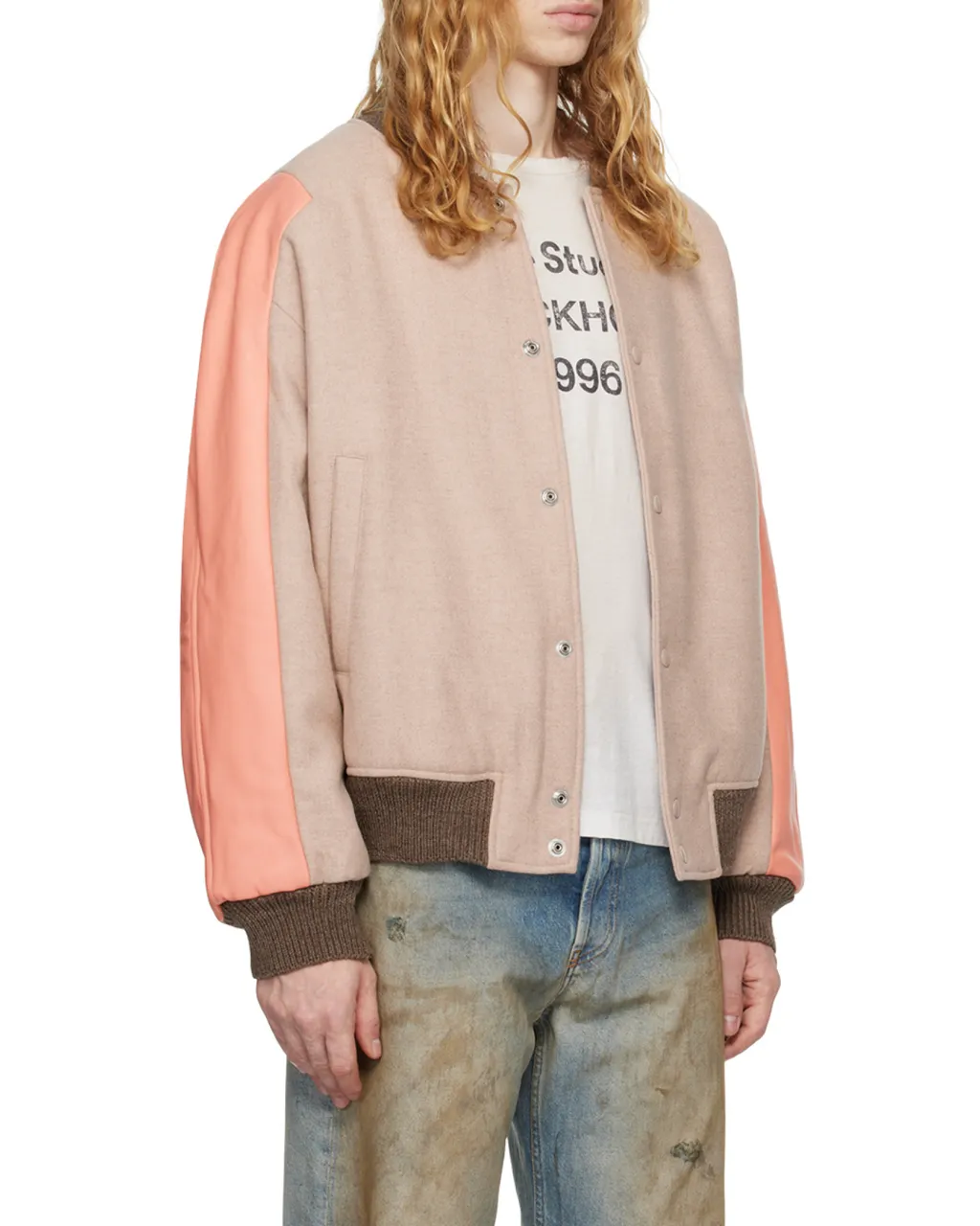 Wool-Blend Bomber Jacket