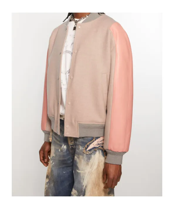 Wool-Blend Bomber Jacket