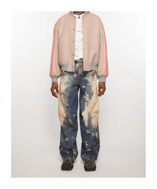 Wool-Blend Bomber Jacket