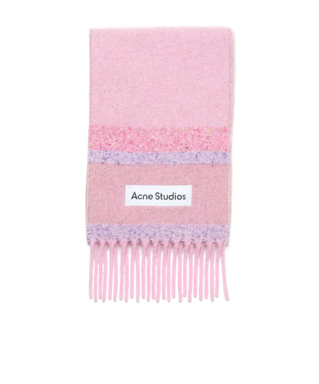 Fringed Logo Scarf