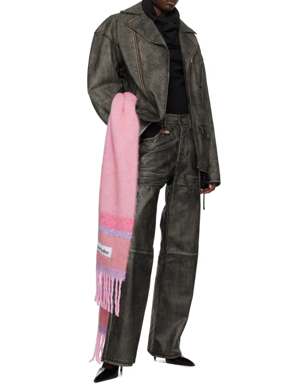 Fringed Logo Scarf