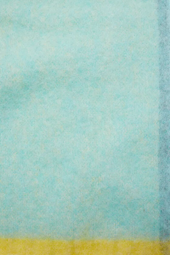 Logo Patch Fringed-Edge Scarf