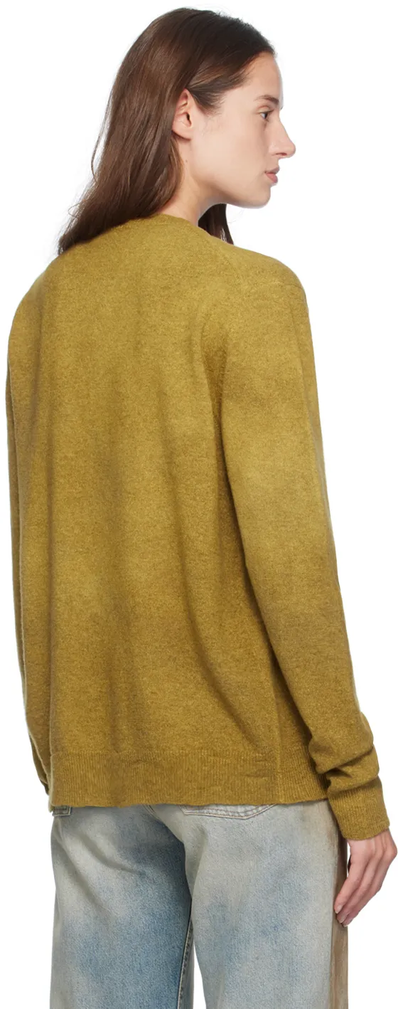 Buttoned Crewneck Sweater