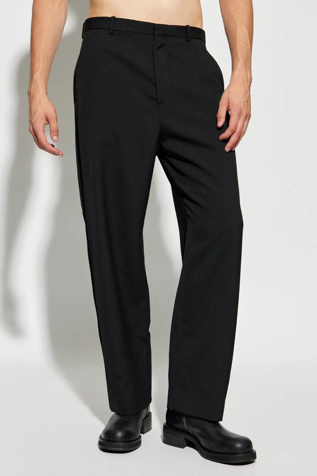 Waistband Loop Casual Pants