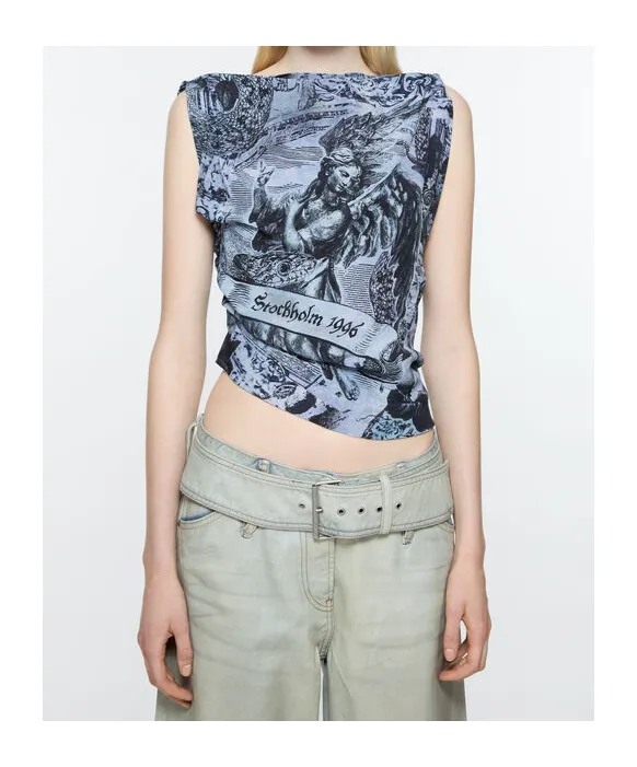 Graphic Printed Top