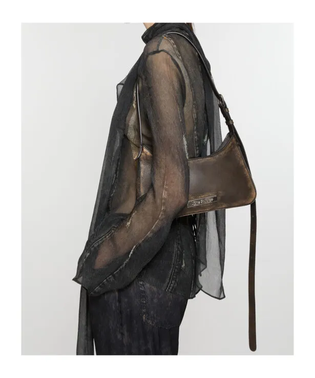 Logo Plaque Shoulder Bag