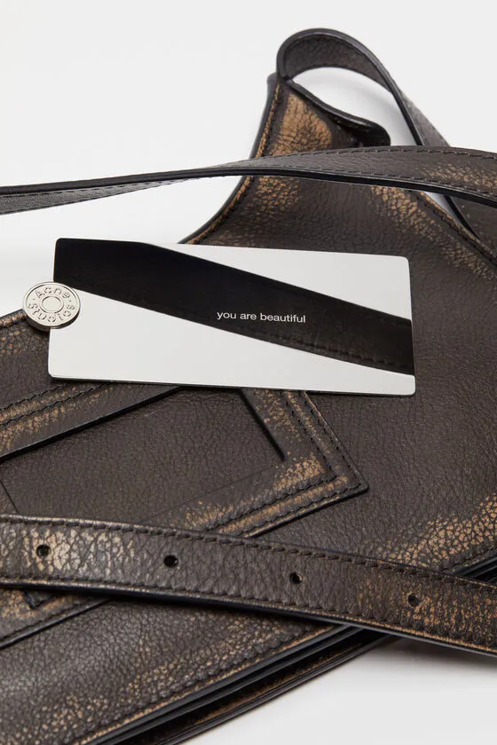 Logo Plaque Shoulder Bag