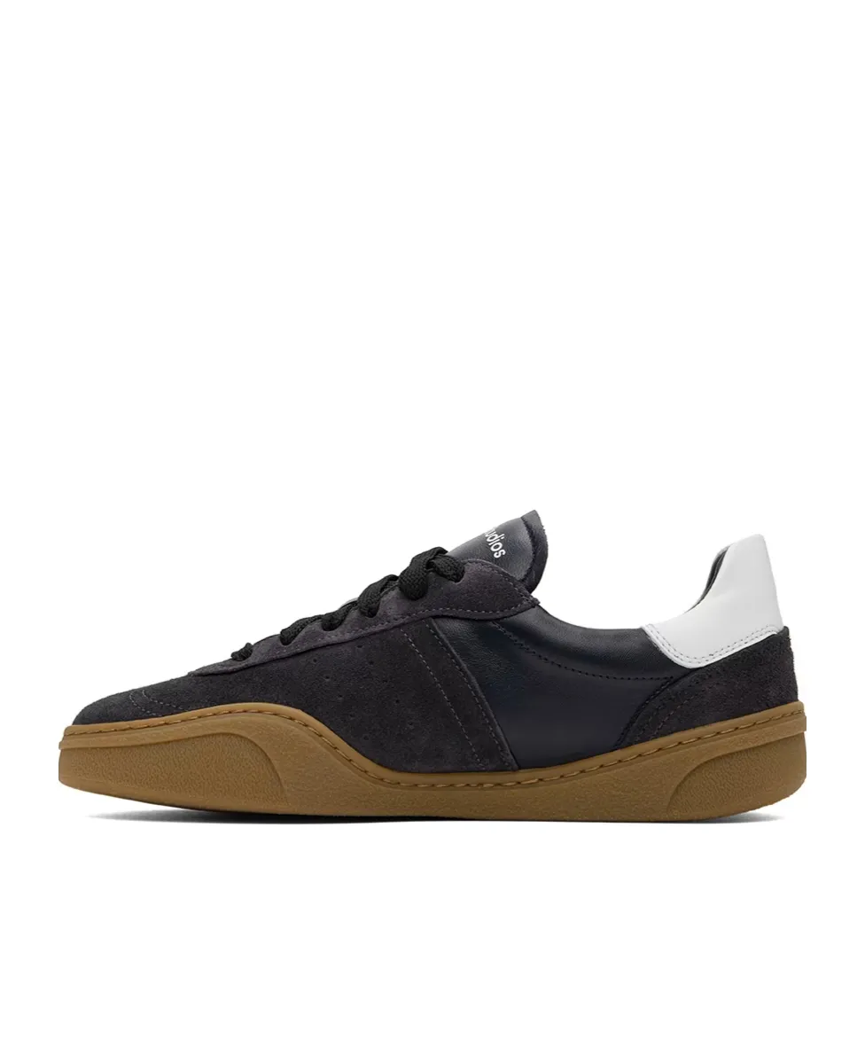 Round Toe Lace-Up Sneakers