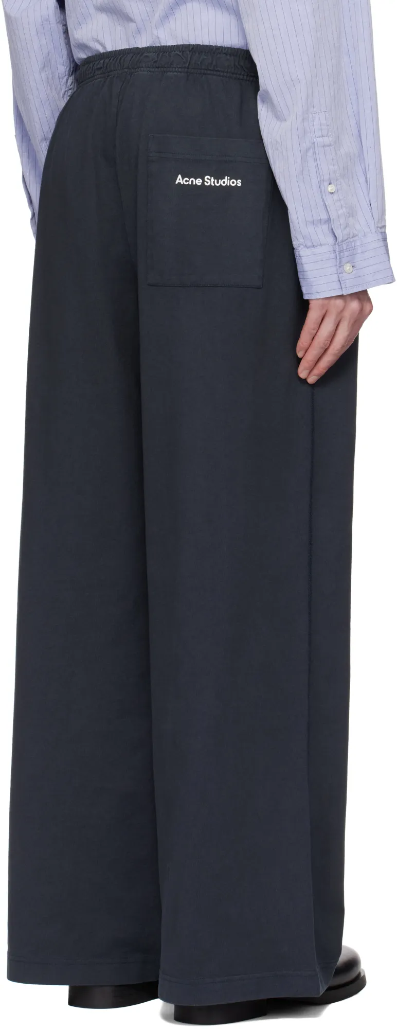 Wide-Leg Track Pants