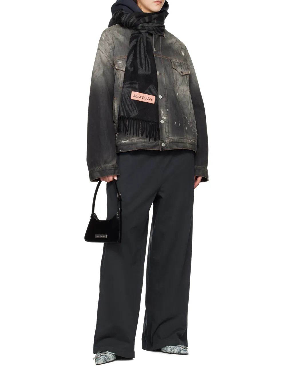 Wide-Leg Track Pants