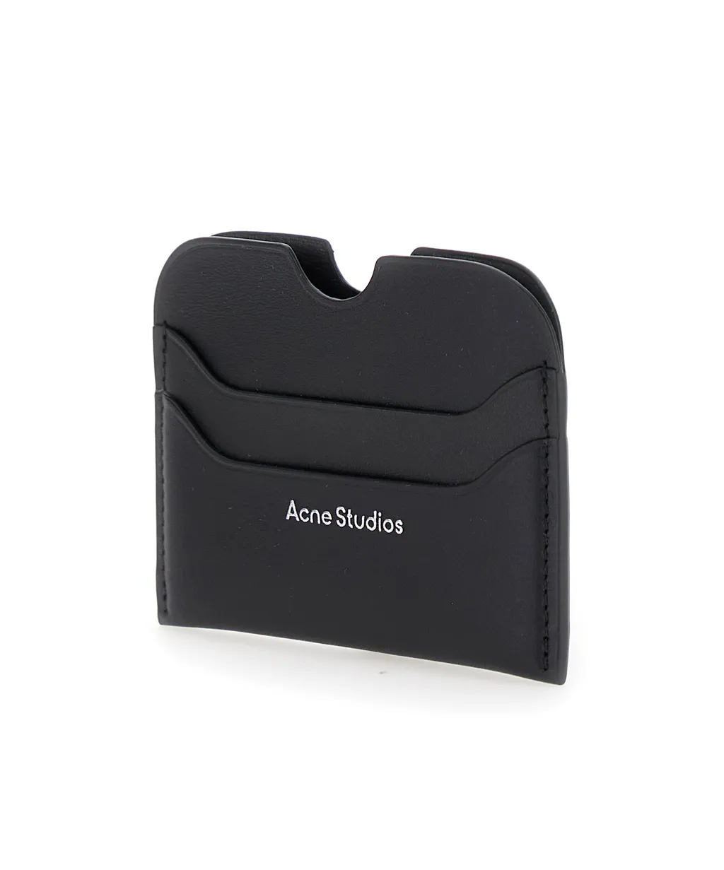 Logo Detailed Open Top Cardholder