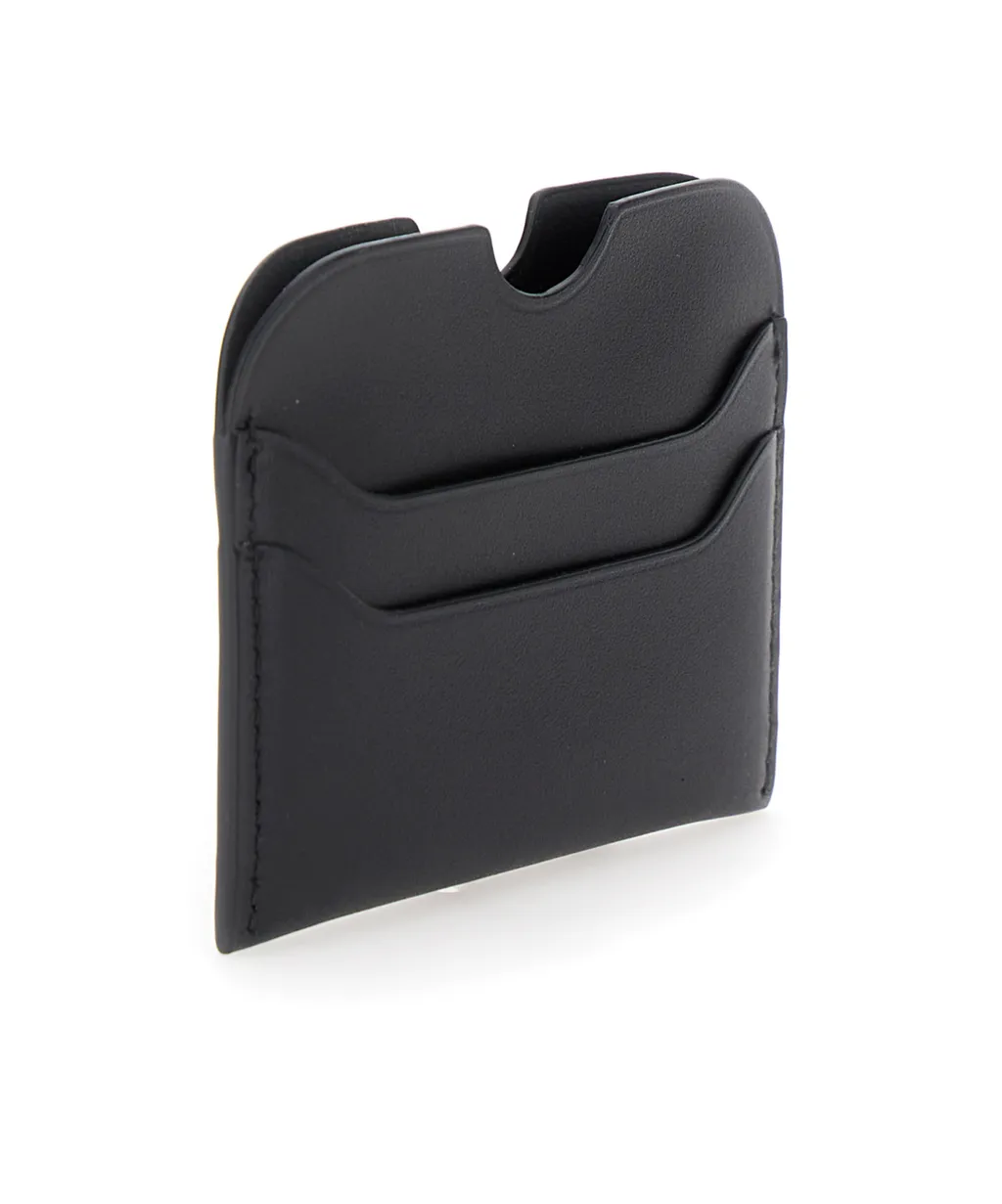 Logo Detailed Open Top Cardholder