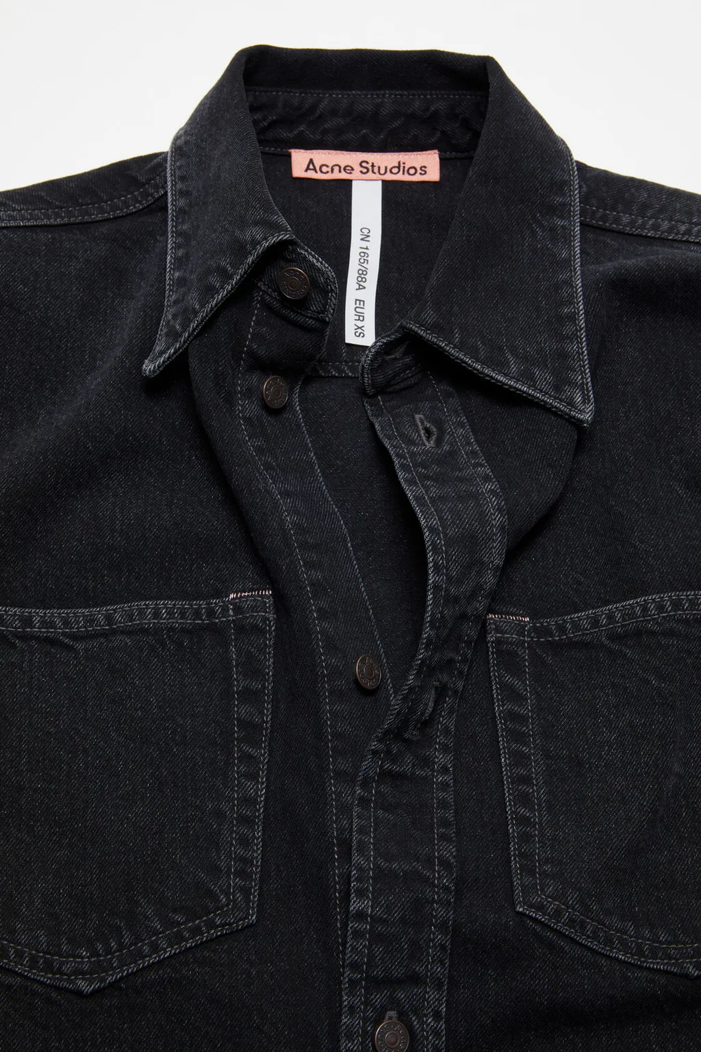 Long-Sleeved Denim Shirt
