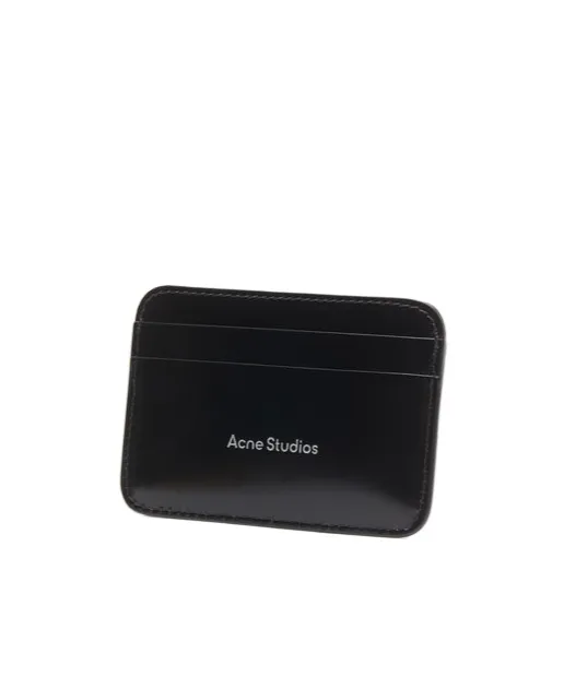 Logo Stamp Leather Wallet