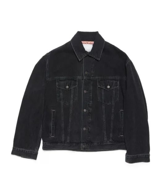 Drop-Shoulder Denim Jacket