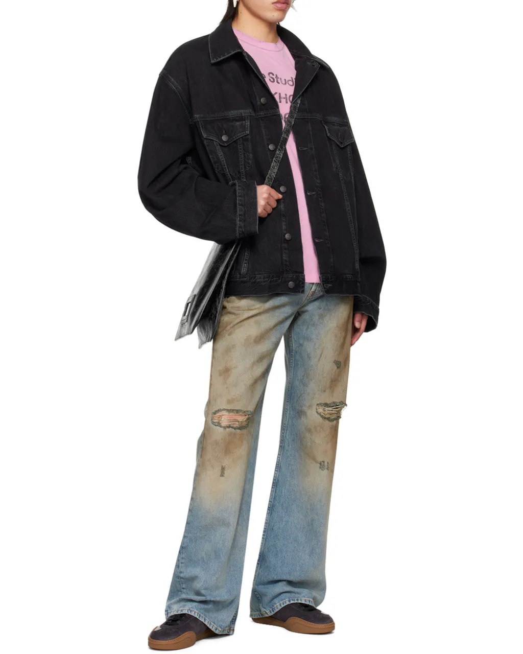 Drop-Shoulder Denim Jacket