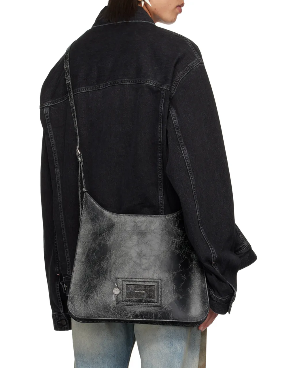 Drop-Shoulder Denim Jacket