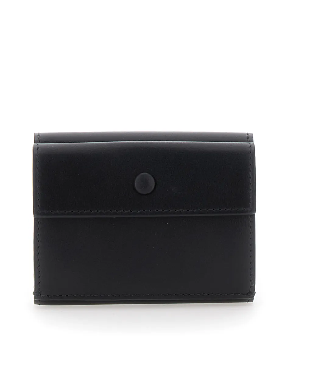 Logo Detailed Trifold Wallet