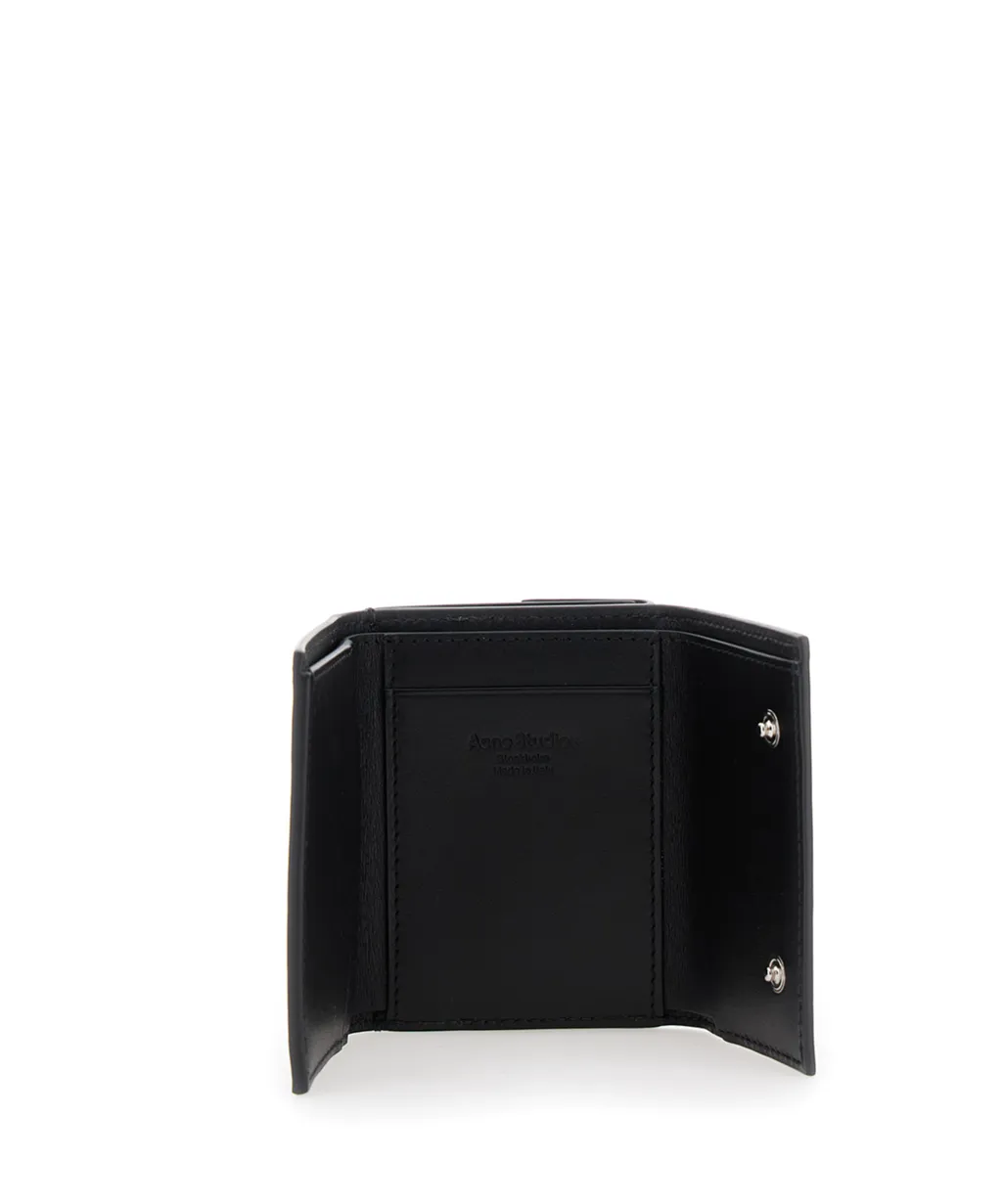 Logo Detailed Trifold Wallet