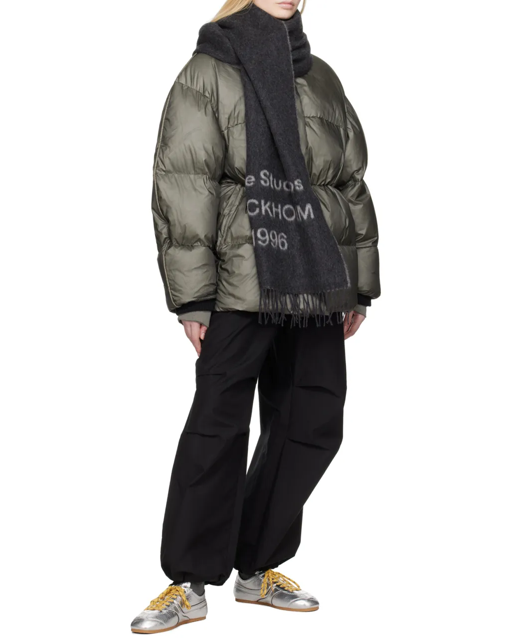 Mid-Waisted Relaxed Fit Trousers