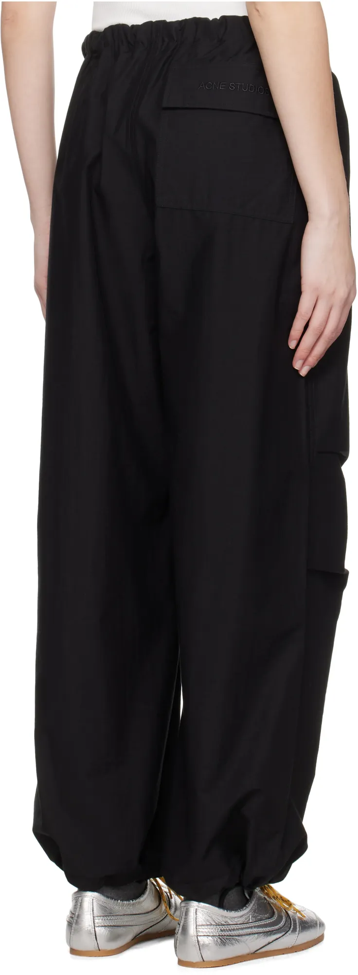 Mid-Waisted Relaxed Fit Trousers