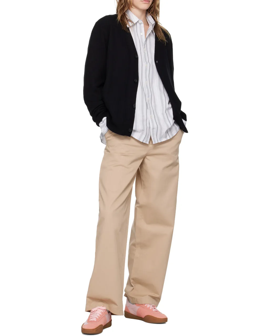 Logo Patch Wide-Leg Trousers